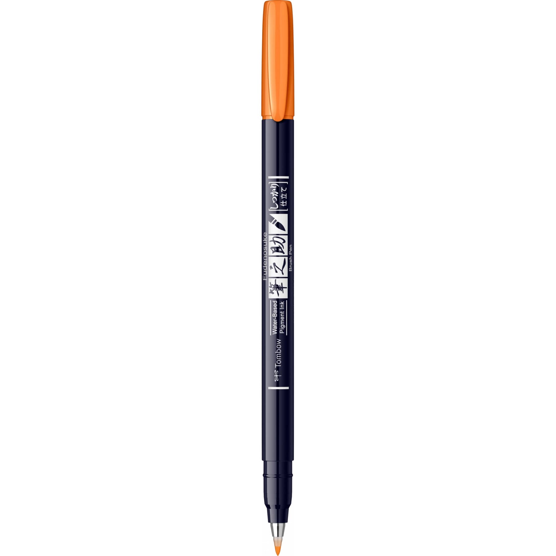 Marker Caligrafic Hard Small Writing Tombow Fudenosuke 93 Neon Orange
