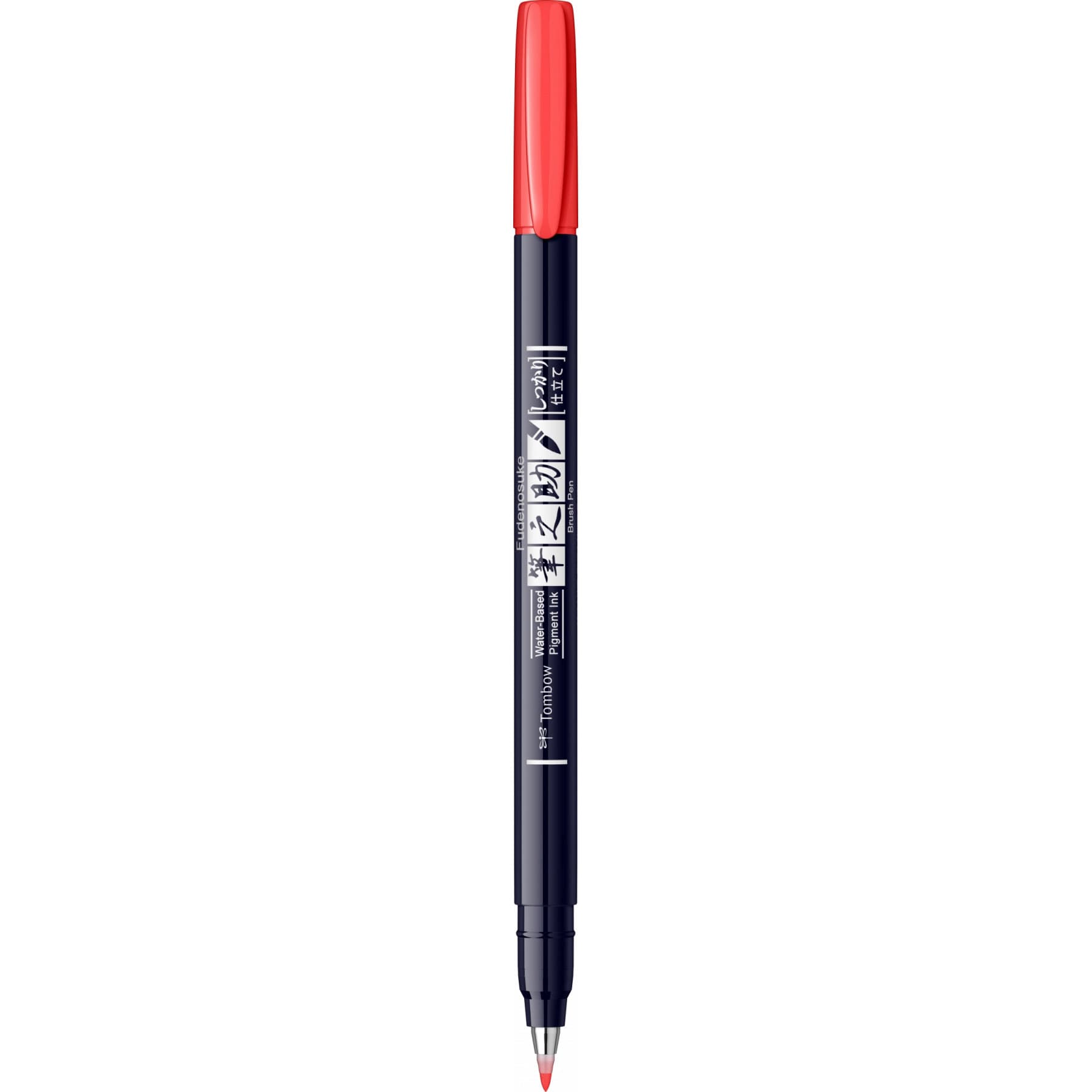 Marker Caligrafic Hard Small Writing Tombow Fudenosuke 94 Neon Red