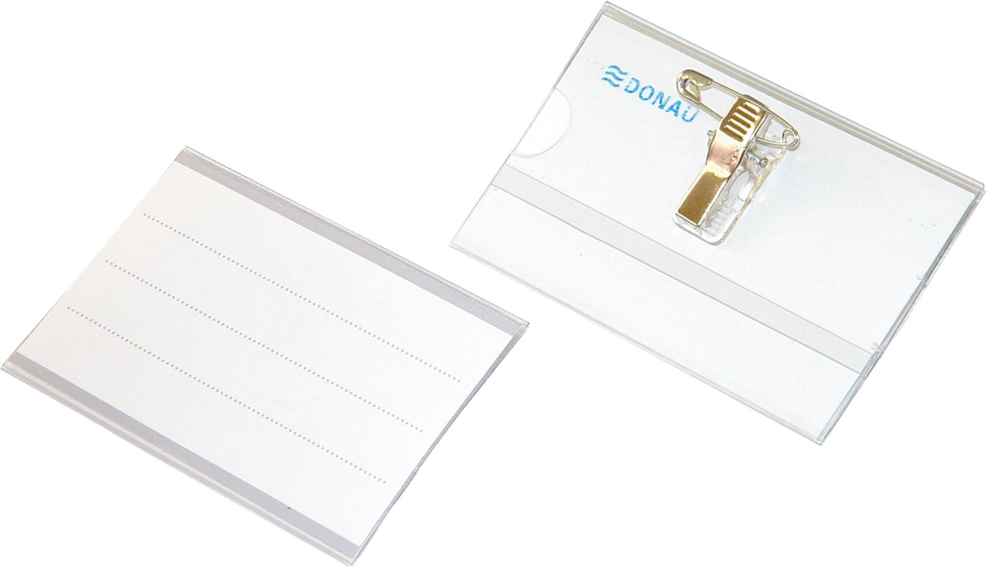 Ecuson cu ac si clip, 58 x 90 mm, DONAU