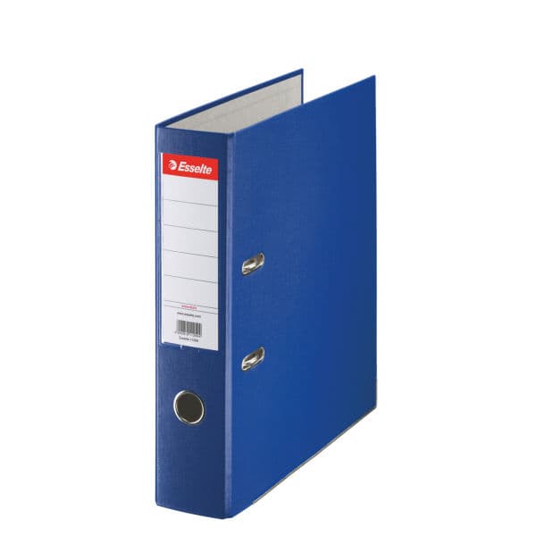 Biblioraft plastifiat Esselte Economy 7,5 cm- albastru