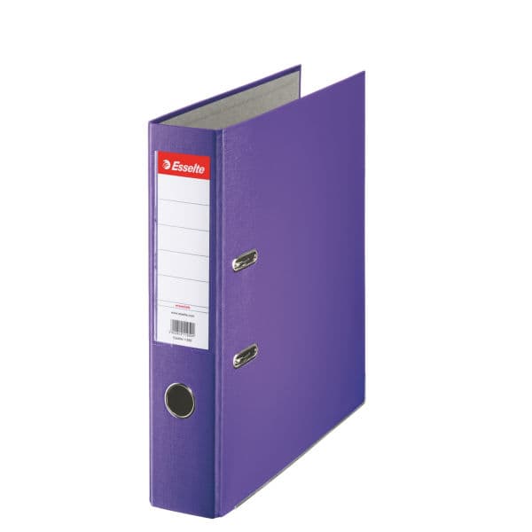 Biblioraft plastifiat Esselte Economy A4 7,5 cm - mov