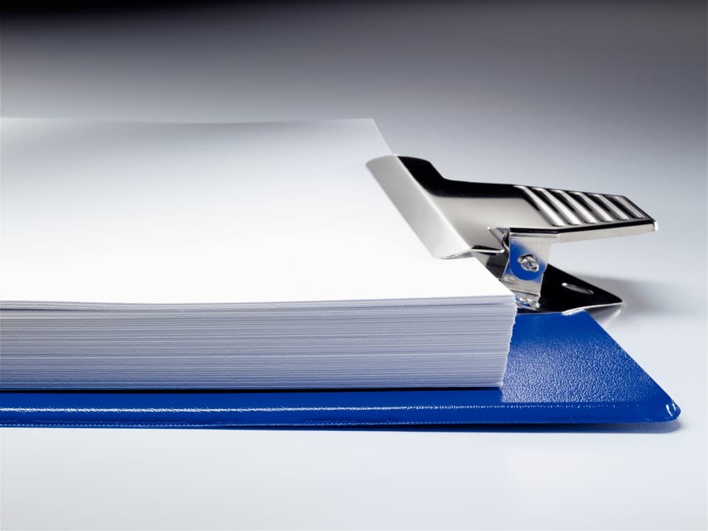 Clipboard Esselte Jumbo, PP, FSC, A4 MAXI, 250 coli, albastru