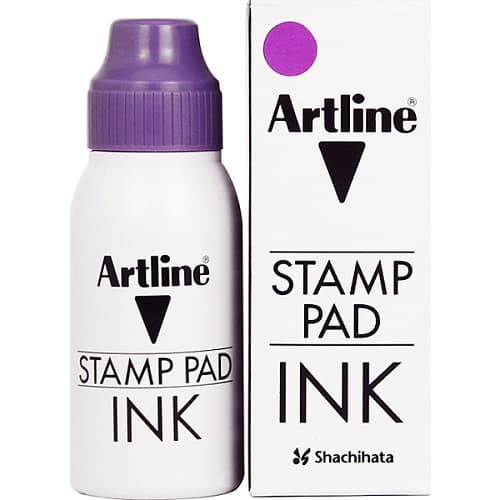 Tus ARTLINE, pentru stampile, 50ml - mov