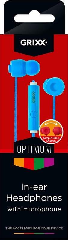 Casti GRIXX Optimum - cu microfon - albastre