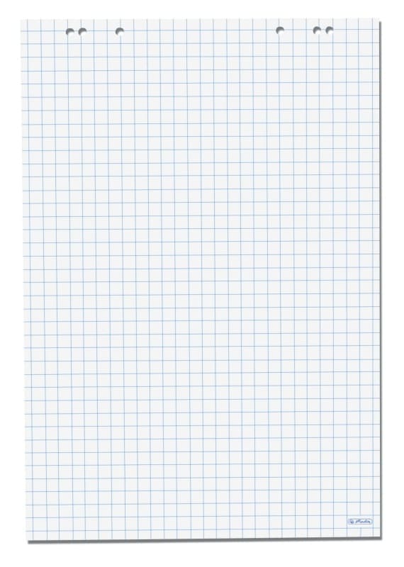 REZERVA FLIPCHART 68X99CM 20 COLI PATRATELE HERLITZ
