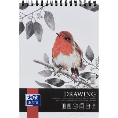 BLOC DESEN OXFORD DRAWING A3, 30 FILE, HARTIE 160 G/MP, SPIRA DUBLA, FSCî MIX70%, COLECTIA ARTISTIC