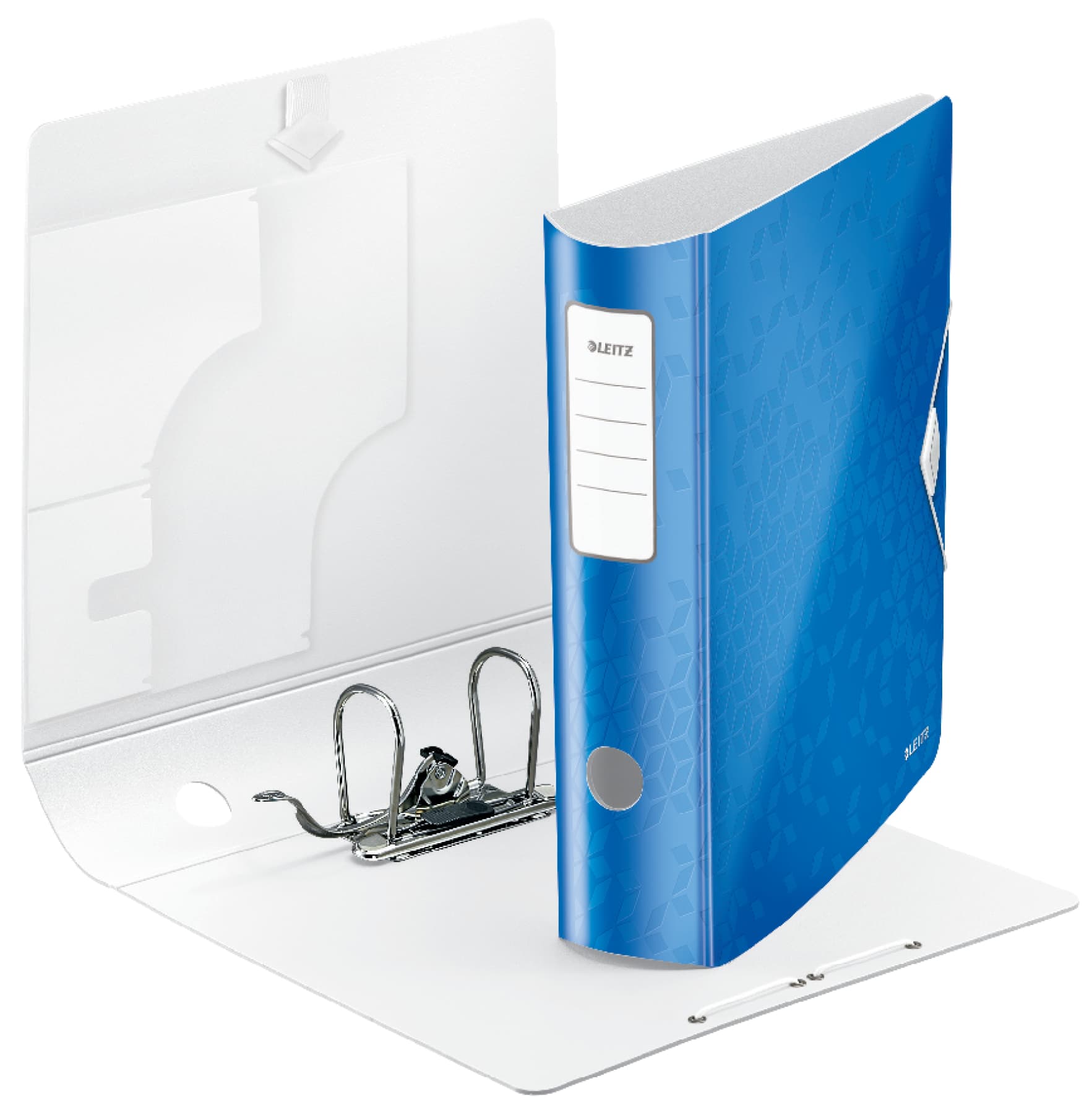 Biblioraft LEITZ 180 Active WOW, polyfoam, A4 8,2 cm - albastru
