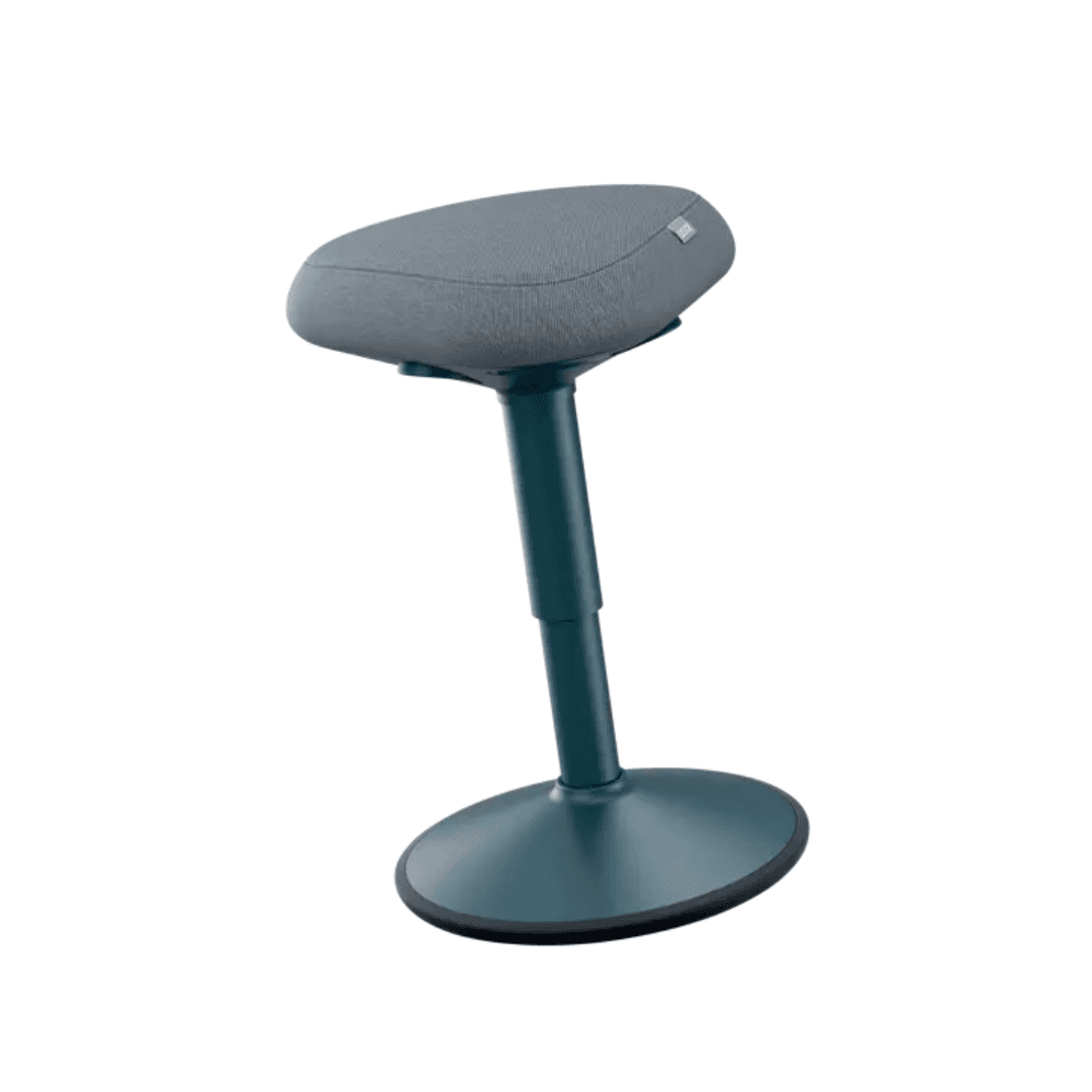 Scaun ergonomic LEITZ Ergo, pozitie sezut/ in picioare, inaltime reglabila (47-64 cm), gri-carbune
