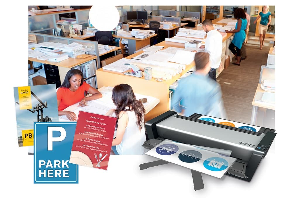 Laminator LEITZ iLAMTouch Turbo Pro, A3, kit folii laminare inclus, argintiu