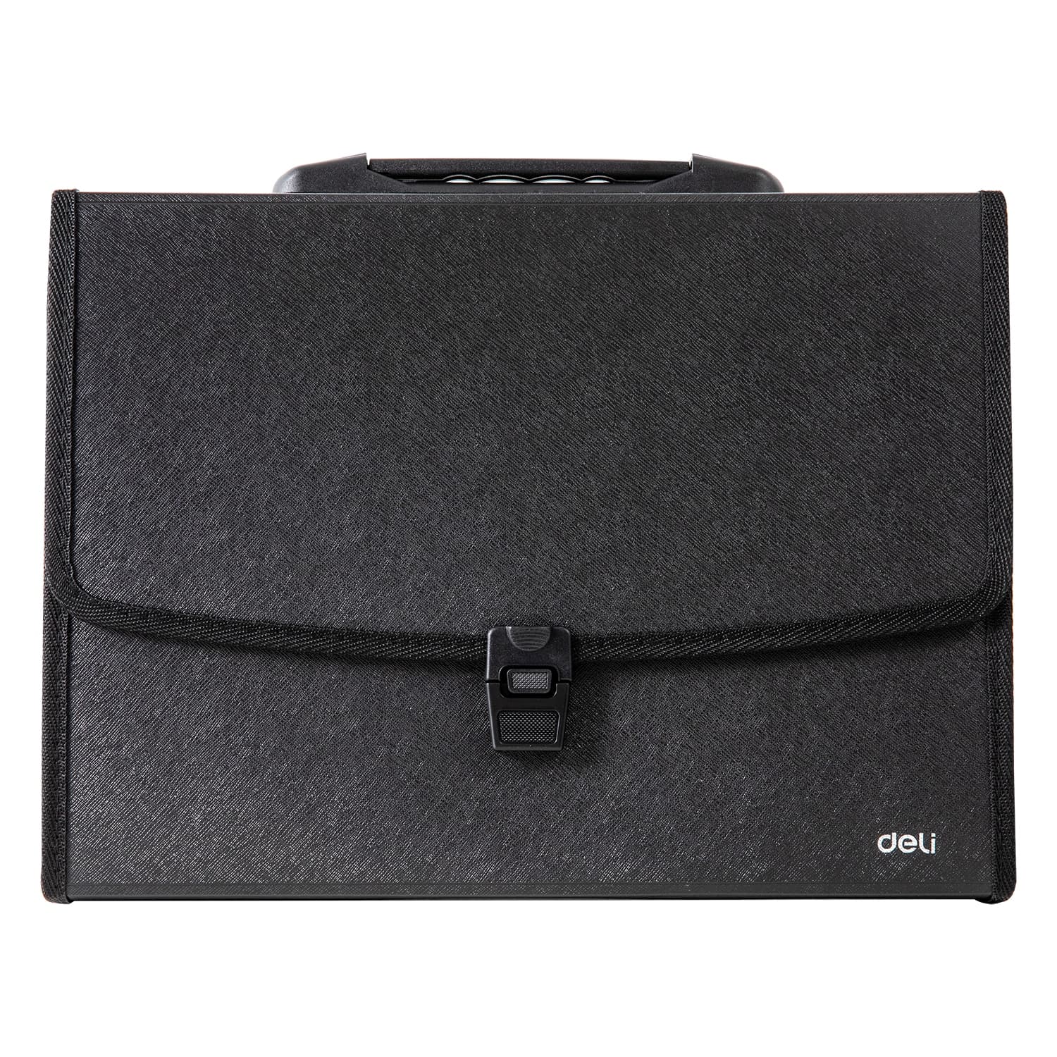 SERVIETA PLASTIC RIGID CU MANER 7 COMPART. NEAGRA DELI
