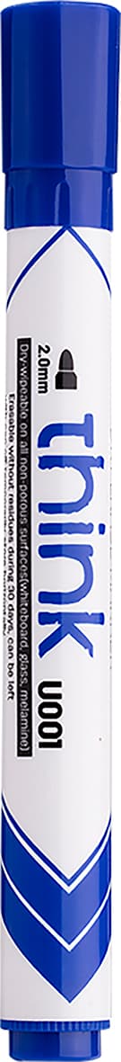 MARKER WHITEBOARD ALBASTRU 2MM DELI
