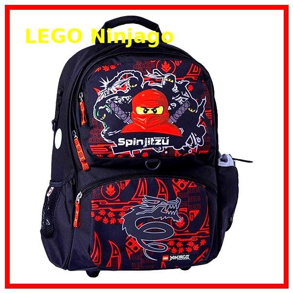 Ghiozdan scoala pentru baieti, model Freshman + sac sport LEGO Core Line - design NinjaGo Team Ninja