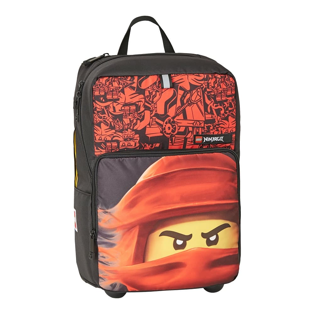 Troller copii/ghiozdan scoala LEGO Core Line - design Ninjago Red