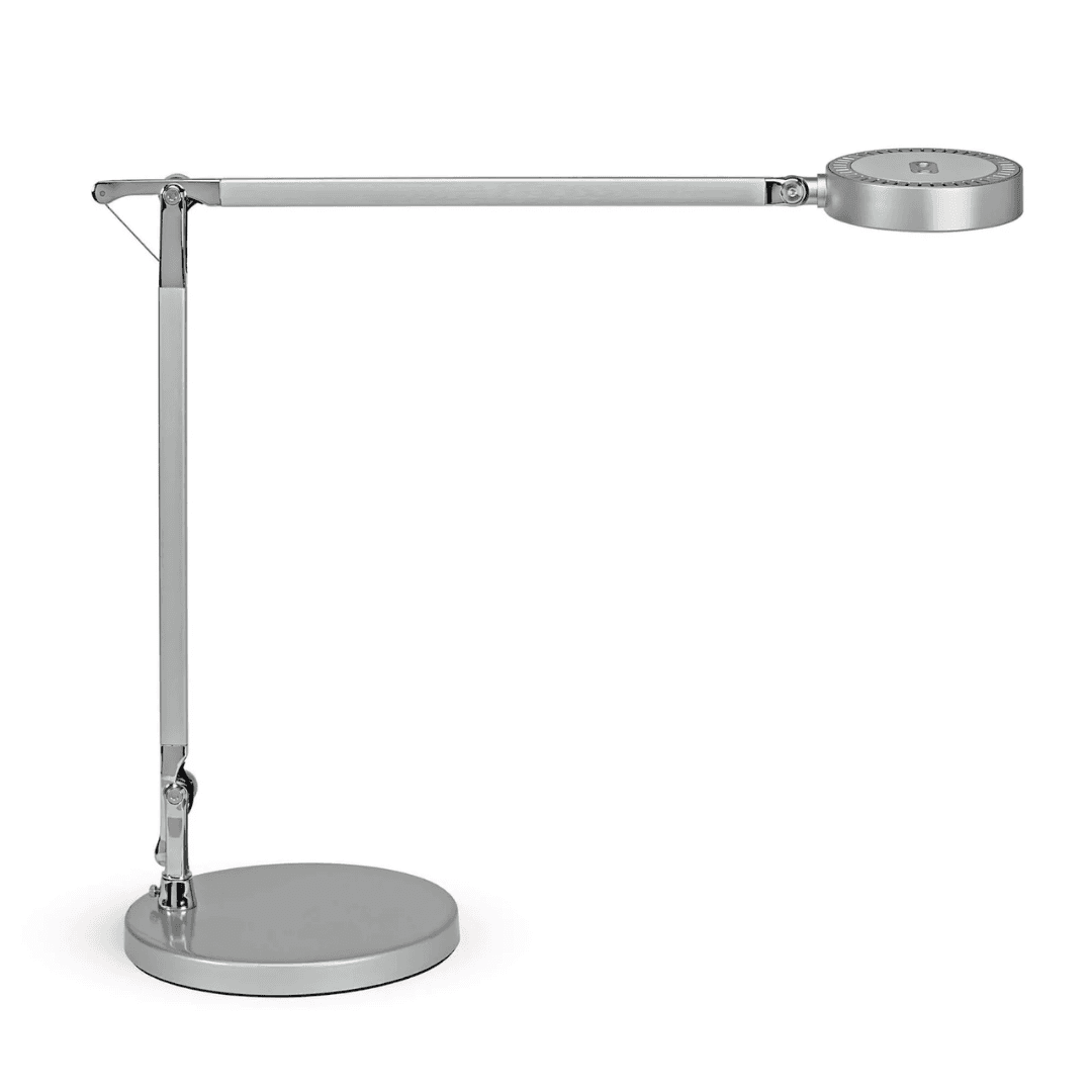 Lampa de birou, cu LED, MAUL Grace Colour Vario - argintie