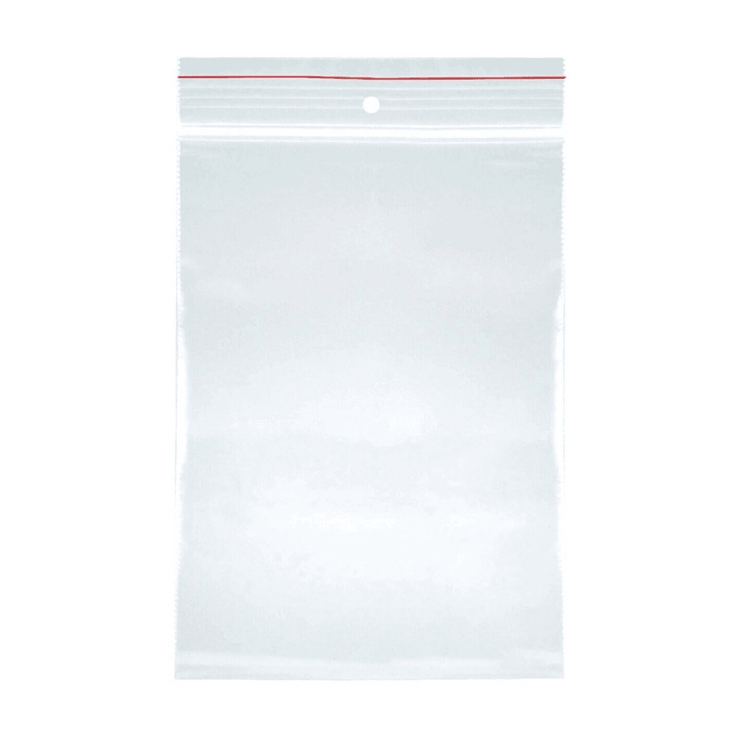 Pungi plastic cu fermoar pentru sigilare, 200 x 250mm, 40 microni, 100 buc/set, Office Products -tra