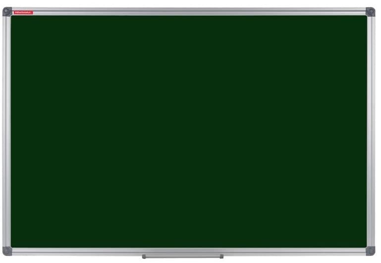 Tabla magnetica scolara, verde 100x150 cm, cu rama din aluminiu Optima