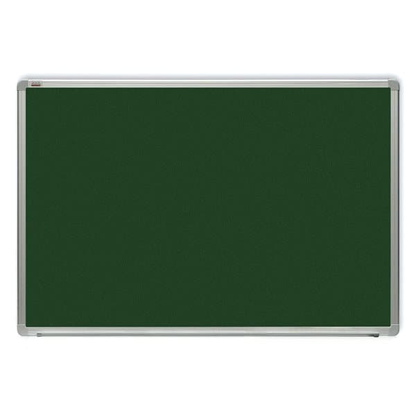 Tabla magnetica scolara, verde 100x200 cm, cu rama din aluminiu Optima