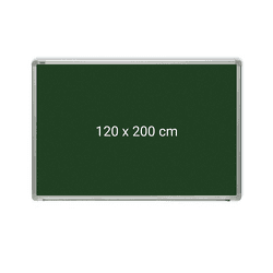 Tabla Scolara Verde Magnetica Optima 120x200 cm – Rama Aluminiu, Rezistenta