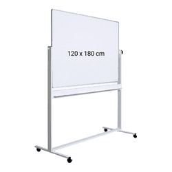 Whiteboard mobil magnetic muntifunctional 120 x 180 cm Optima