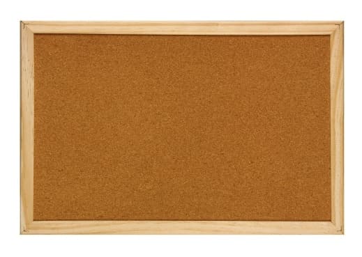 Panou pluta cu rama din lemn, 60 x 90 cm, Optima