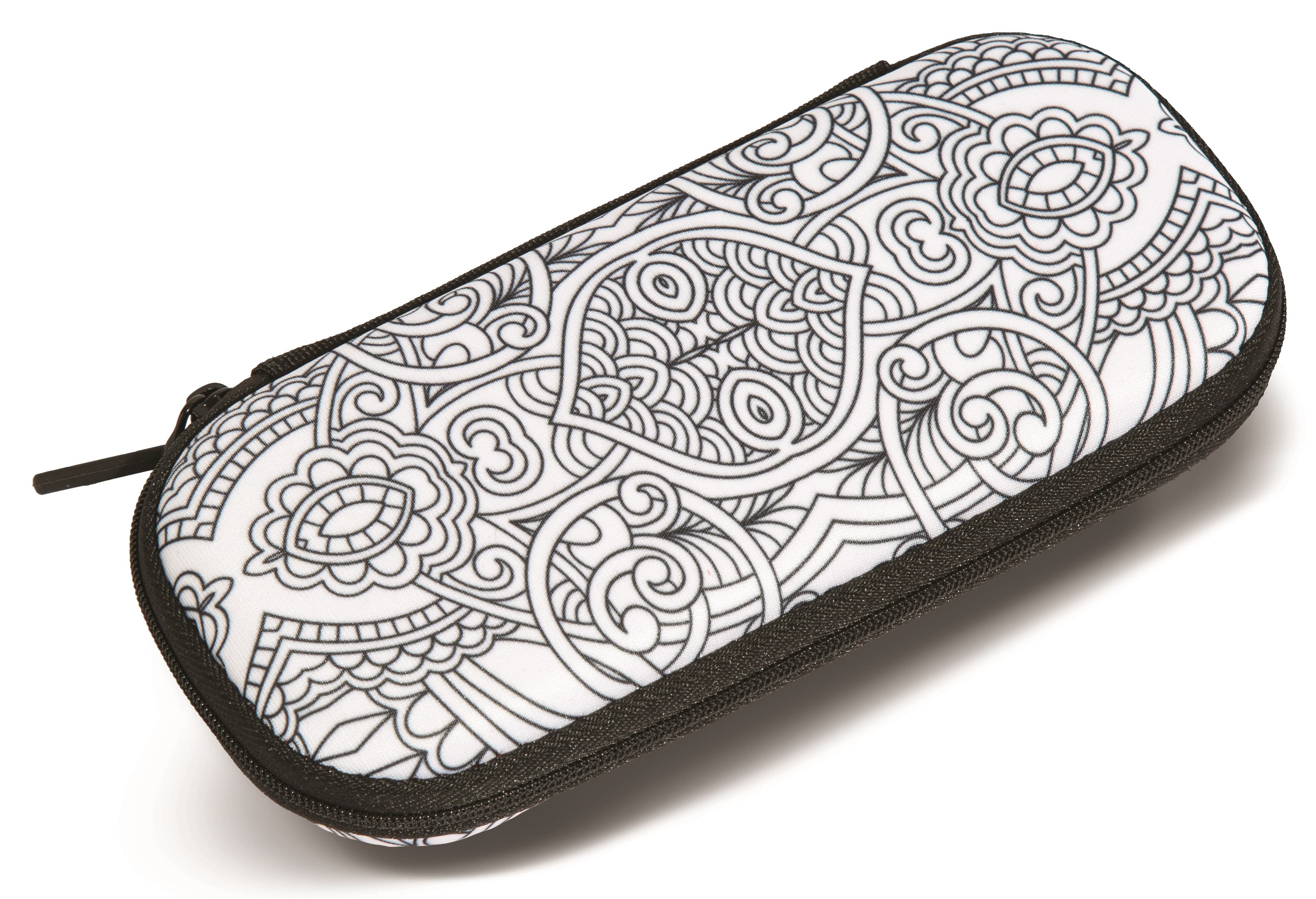 Penar cu fermoar, ZIPIT Color In - Swirls