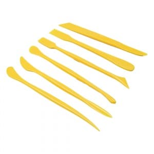 Accesorii creatie - unelte plastic modelaj Colorarte E0033A, didactic, set 6 buc