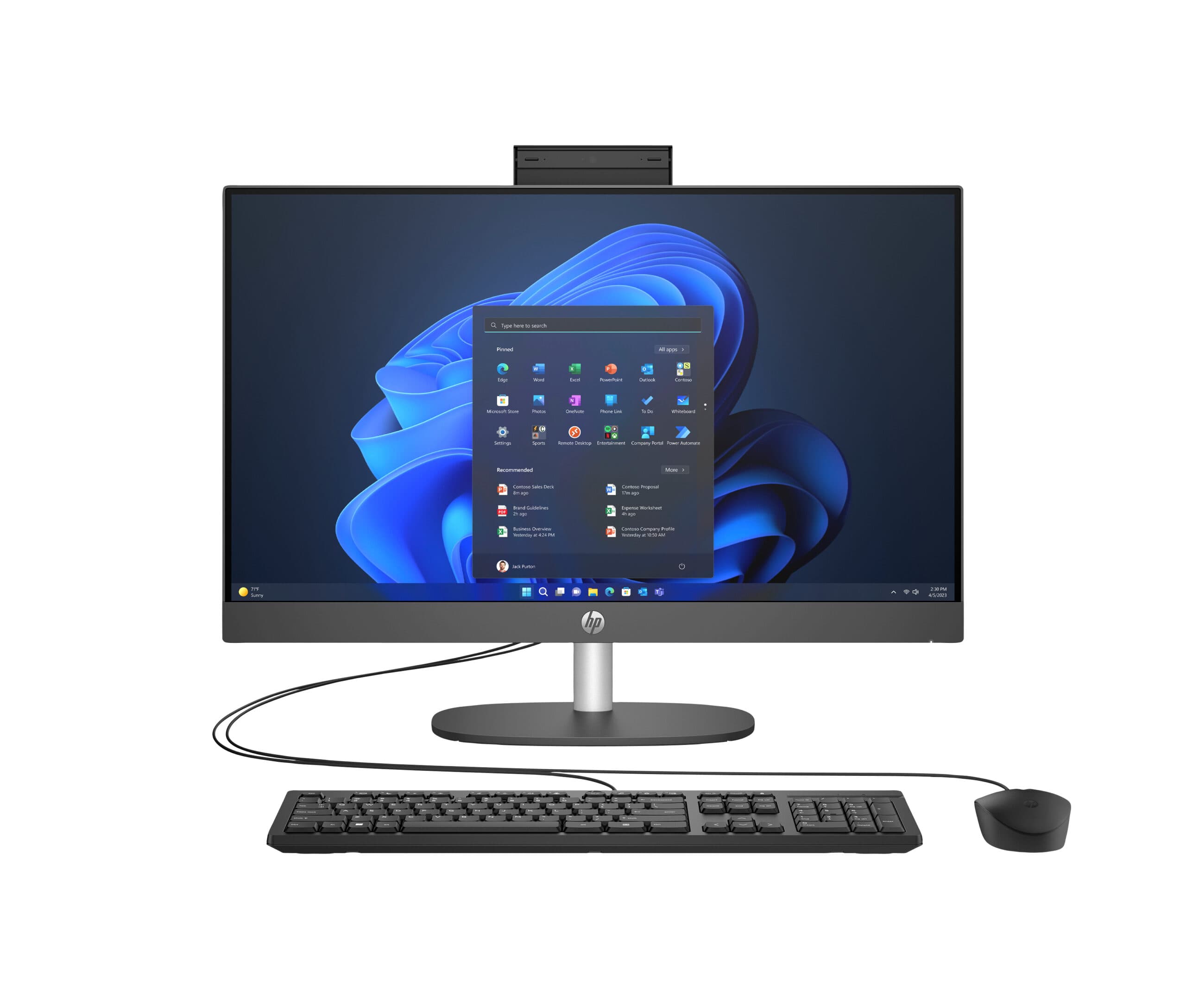 HP AIO240G10 NT i3-N300 8 256 UMA DOS 3y „623Z4ET” (timbru verde 10 lei)