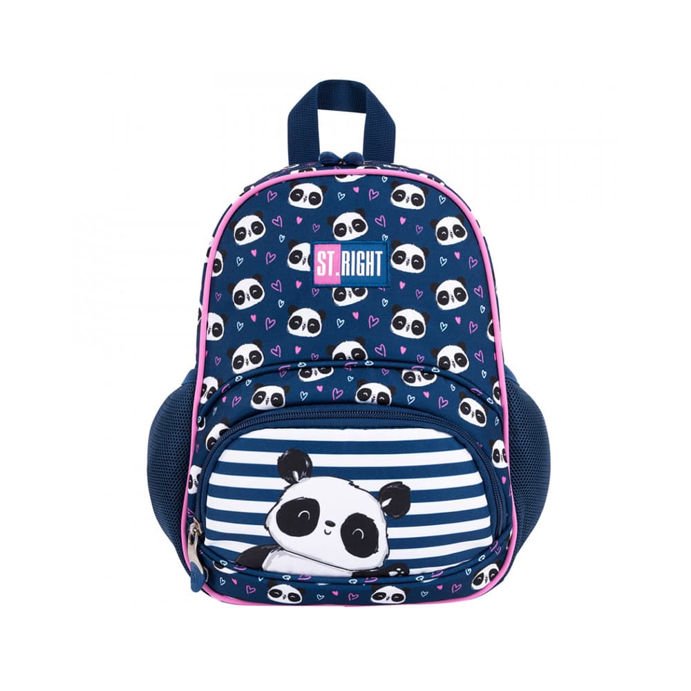 Ghiozdan mini Majewski, St Right BP70, 1 compartiment, Love Panda