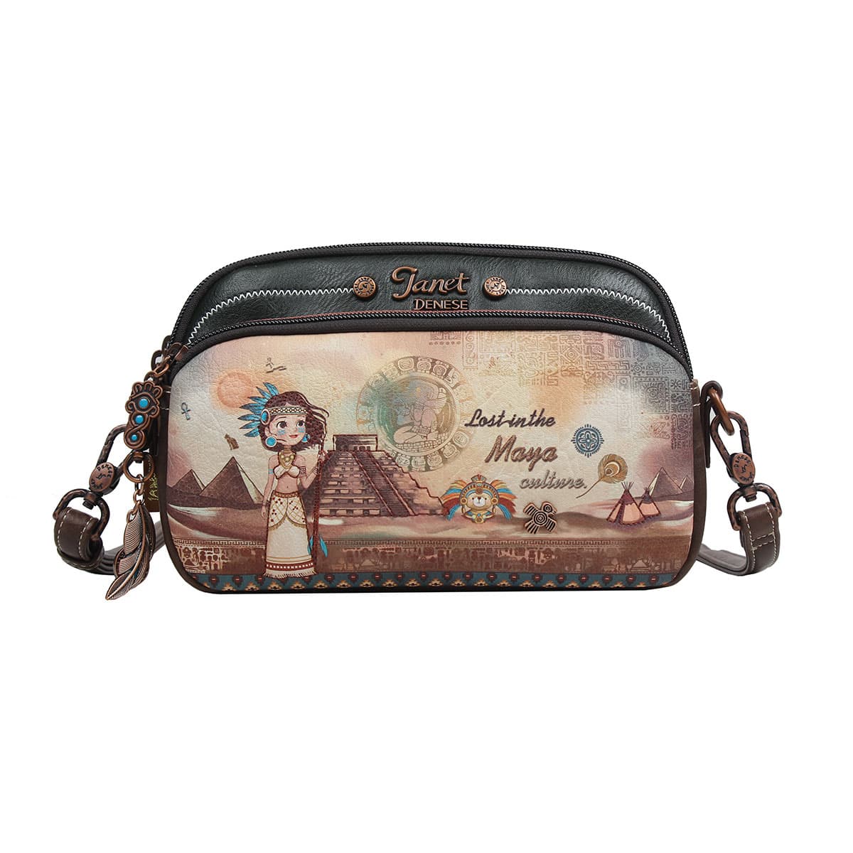 Geanta dama Janet, crossbody, 22 x 6 x 14 cm