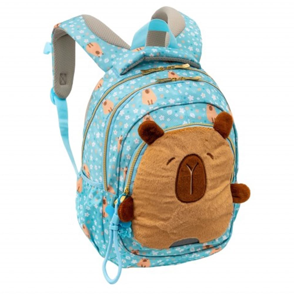 Ghiozdan Astra Fluffy Capy AB330, 3 compartimente, 39 x 28 x 15 cm