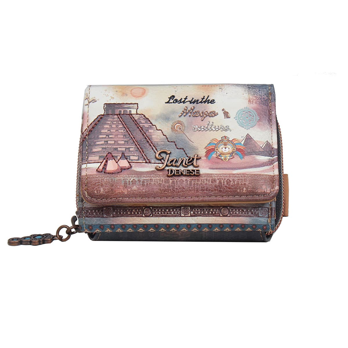 Portofel dama Janet, 11 x 4 x 8 cm