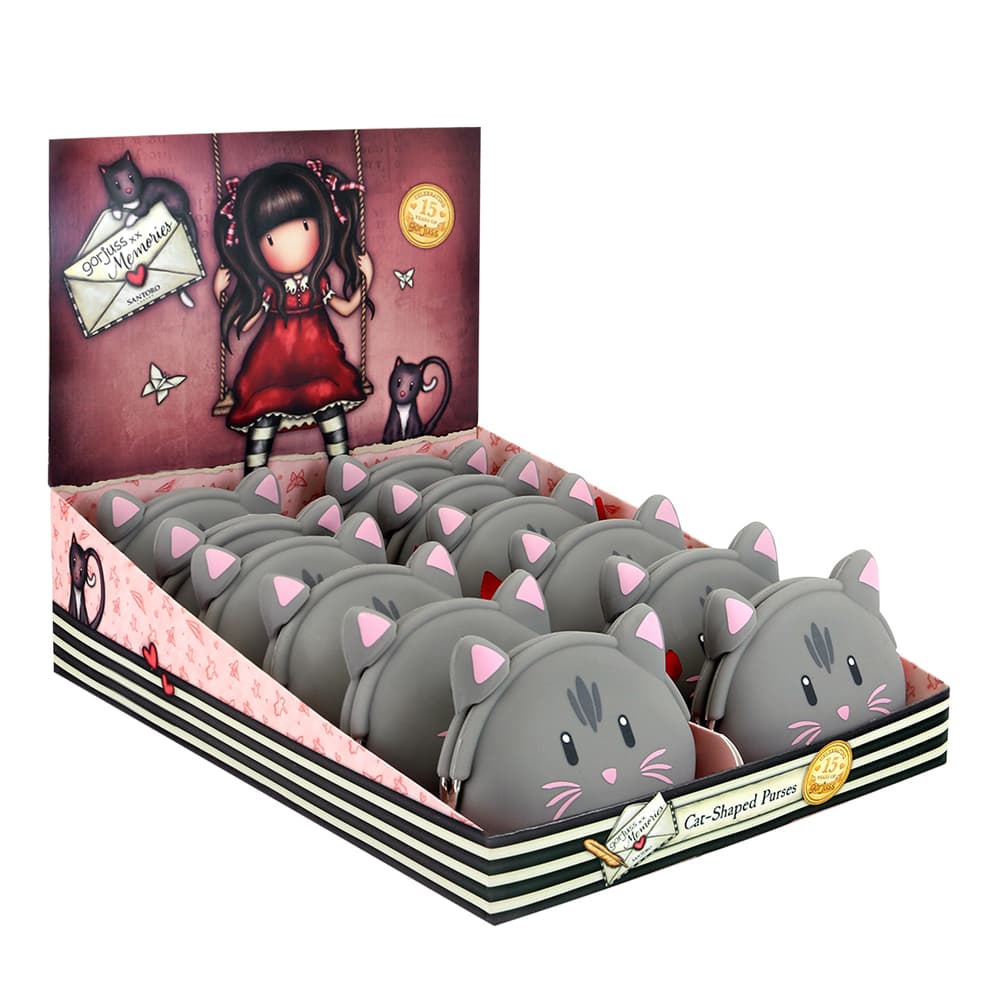 Display Gorjuss, 12 gentute, design pisica
