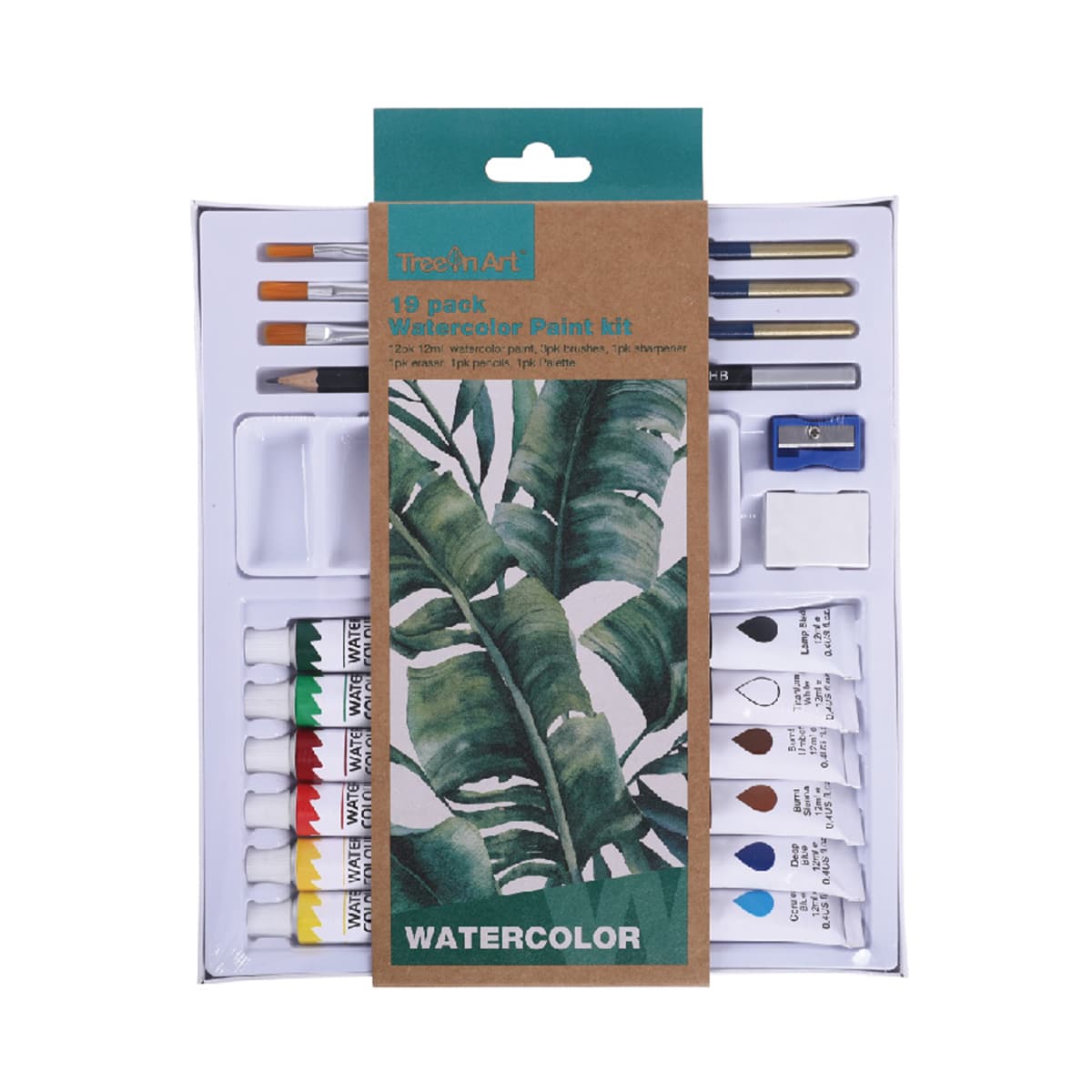 Set Memoris-Precious, tempera pe baza de apa cu accesorii