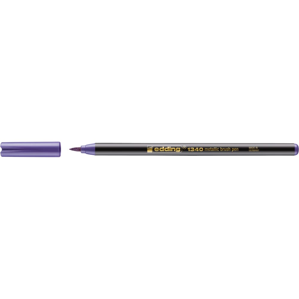 Marker Edding 1340 Metallic, varf tip pensula, 1-6 mm, violet