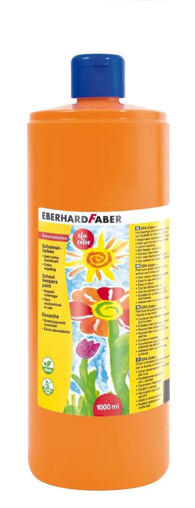TEMPERA 1000 ML PORTOCALIE EBERHARD FABER