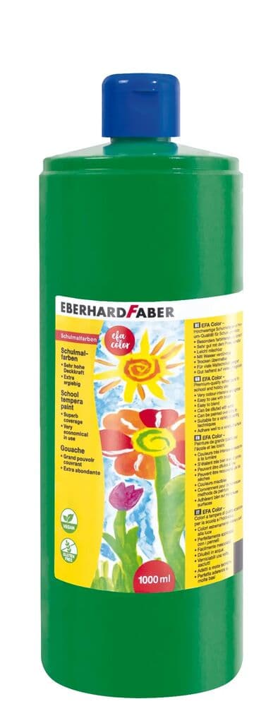 TEMPERA 1000 ML VERDE EBERHARD FABER