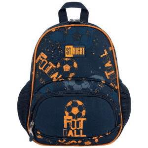 Ghiozdan St.Majewski St.Right Football, 1 compartiment, 3 buzunare, bleumarin, BP70 / 653285