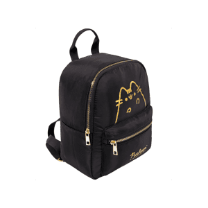 Ghiozdan St.Majewski Pusheen, 28cm, gradinita, 1 compartiment, negru, BP75 / 675225