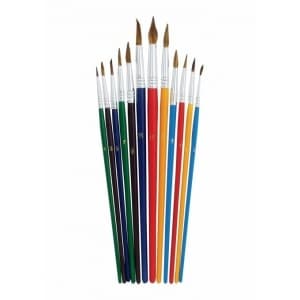 Pensula Grand GR-252, varf subtire, set 12 buc