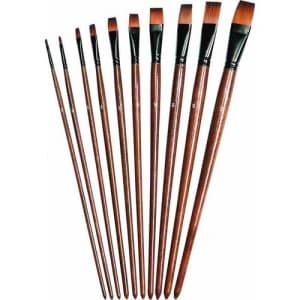 Pensula Brons BR-660, varf lat, nr. 20, pictura cu ulei/culori acrilice