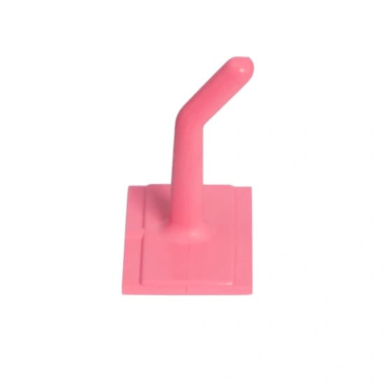 Cuier PP, 5 x 6cm, roz
