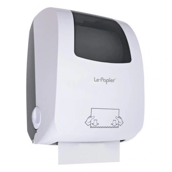 Dispenser rola prosop hartie autocut ABS, LePapier