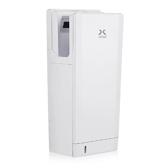 Uscator maini vertical dual-jet Fluxo Ventura e-Motion, alb