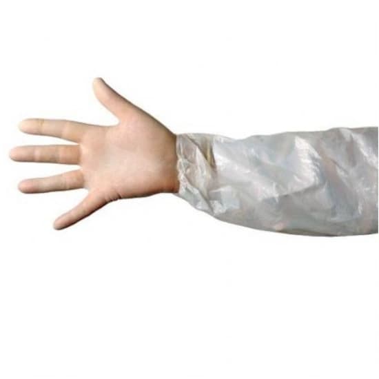 Cotiere unica folosinta PE, albe, 100 buc/set