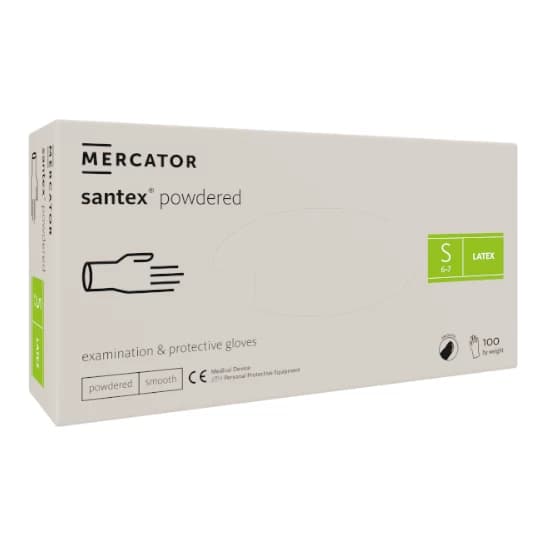 Manusi latex protectie / examinare, marime S, 100 buc/set