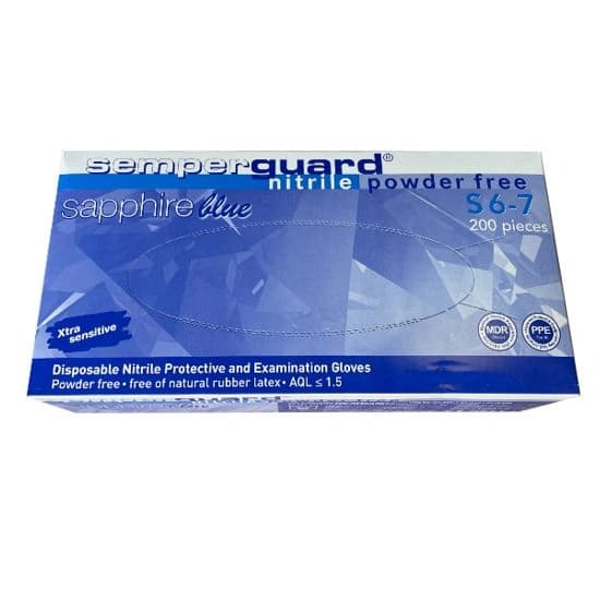 Manusi protectie/ examinare nitril, marime S, 200 buc/set
