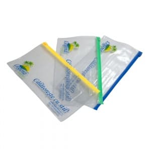 Mapa plastic CNX, cu fermoar zip, DL, transparent, imprimata Legend Travel