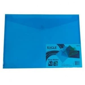 Mapa plastic Eagle 13018, cu capsa, A3, albastru