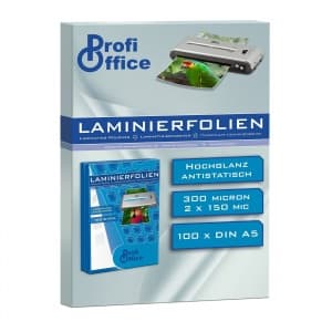 Folie laminare A5 ProfiOffice, 150 microni, top cu 100 coli