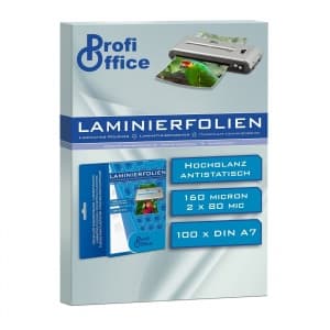 Folie laminare A7 ProfiOffice, 80 microni, top cu 100 coli